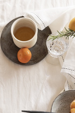 Nappe en lin Nuances - Blanc