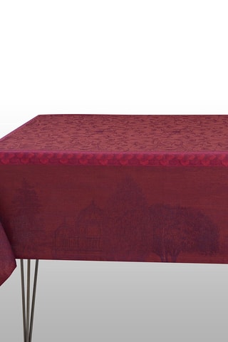 Nappe en lin Symphonie Baroque - Rouge et violet
