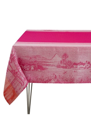 Nappe en lin Croisière sur le Nil - Rose