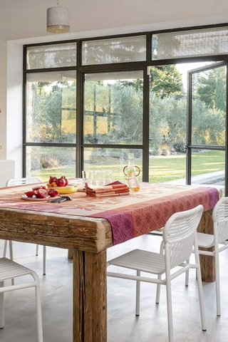 Nappe Arrière-pays - Rose et écru