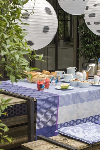 Nappe Nature Urbaine - Bleu et violet