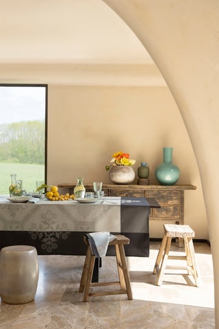 Nappe Hacienda - Gris et bleu