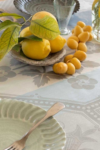 Nappe Hacienda - Gris et bleu