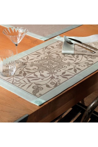 4 sets de table en lin Venezia - Beige - 54 x 38 cm