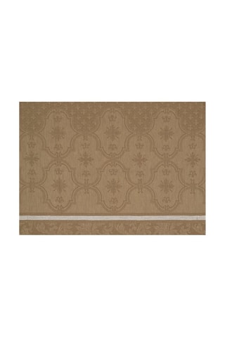 4 sets de table en lin Armoiries - Taupe