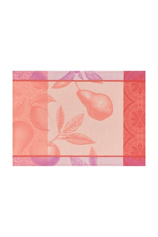 4 individuais de mesa revestidos Arrière-Pays Vermelho