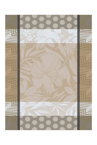 4 sets de table Nature Urbaine - Beige et blanc - 50 x 36 cm