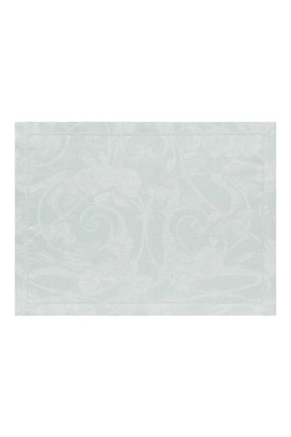 4 sets de table en lin Tivoli - Gris clair - 38 x 50 cm