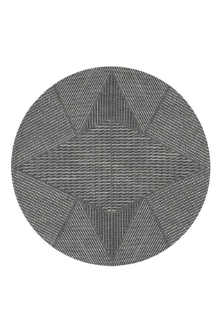 4 individuais de mesa revestido Club Etoile - Cinzento e bege - 38 cm