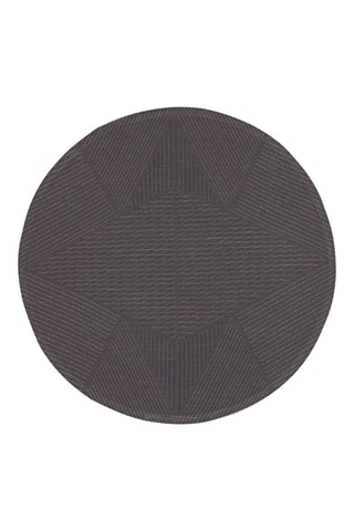 4 individuais de mesa revestido Club Etoile - Cinzento - 38 cm