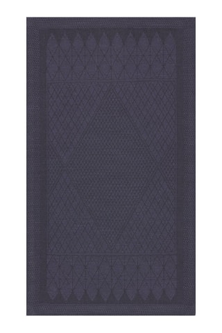 4 individuais de mesa revestido Club Ligne - Azul-escuro - 50 x 30 cm