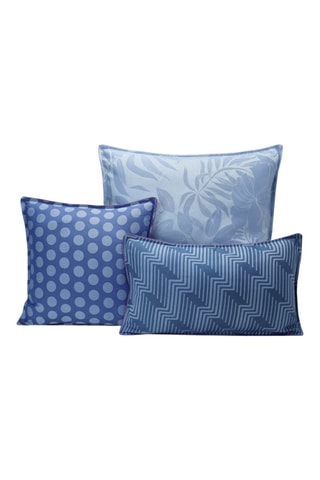 Housse de coussin Nature Urbaine - Bleu - 60 x 60 cm