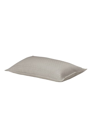 Housse de coussin en lin Portofino Geo - Beige - 50 x 30 cm