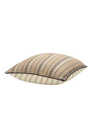 Housse de coussin Stripes - Brun - 50 x 50 cm