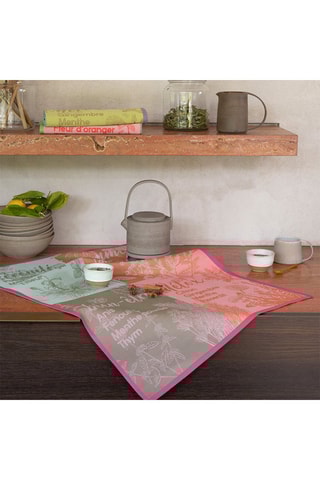 2 torchons Sérénités - Rose