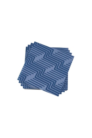 20 serviettes de table Nature Urbaine - Bleu