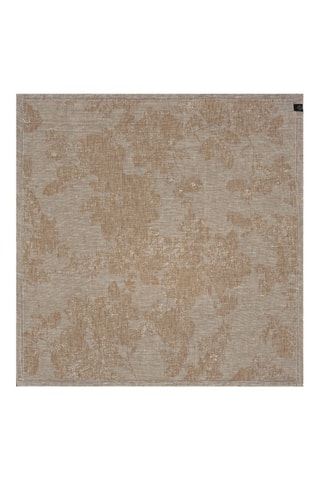 4 serviettes de table en lin Casual - Marron - 52 x 52 cm