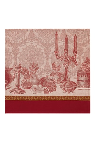 4 serviettes de table Festin - Rouge - 55 x 55 cm