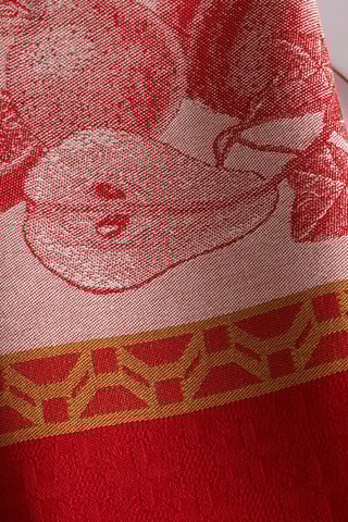 4 serviettes de table Festin - Rouge - 55 x 55 cm