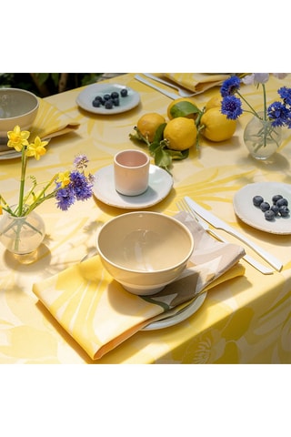 2 serviettes de table La Vie en Vosges - Jaune