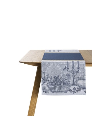 Chemin de table Festin - Bleu - 50 x 150 cm