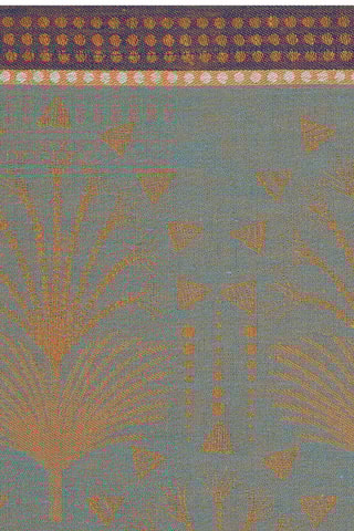 4 sets de table en lin Cabaret - Vert - 50 x 36 cm