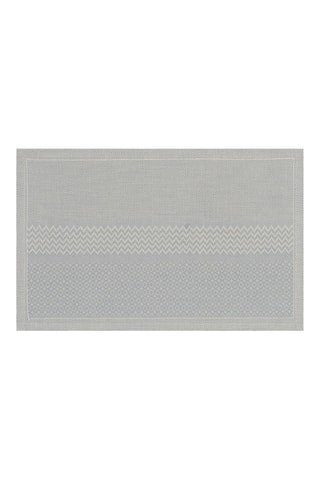 4 sets de table Slow Life - Gris - 50 x 30 cm