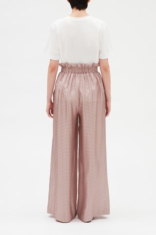 Pantalon en soie - Beige