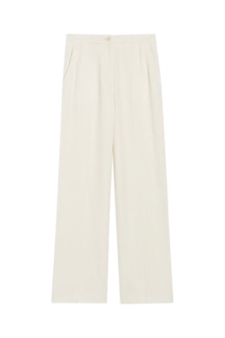 Linnen Broek Wide Legs - Ecru