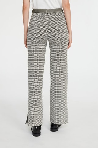 Broek Hoge Taille Wide Legs Ecru