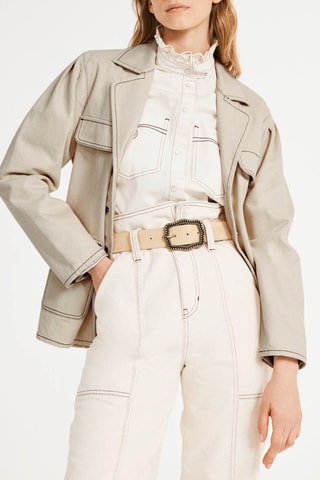 Veste en jean - Ivoire