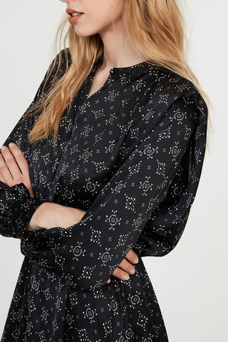 Trompe-l’œil Jurk Zwart