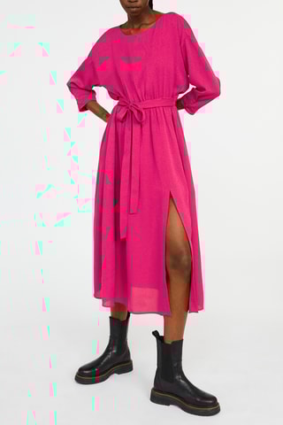 Midi-jurk Fuchsia