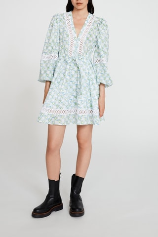 Skaterjurk Wit en Lichtgroen