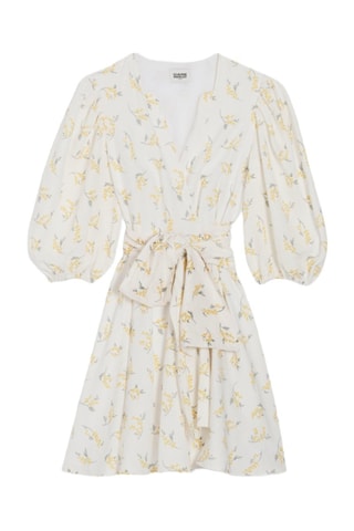 Linnen Wikkeljurk - Wit