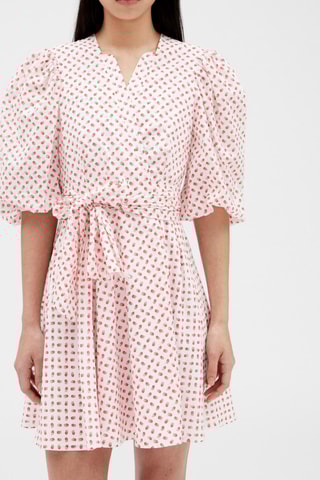 Korte Jurk - Wit en Roze