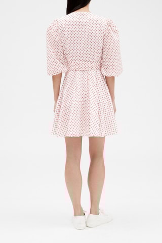 Korte Jurk - Wit en Roze