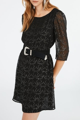 Trapezium Jurk Zwart