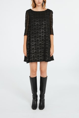 Trapezium Jurk Zwart