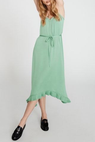 Vestido assimétrico Verde