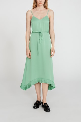 Vestido assimétrico Verde