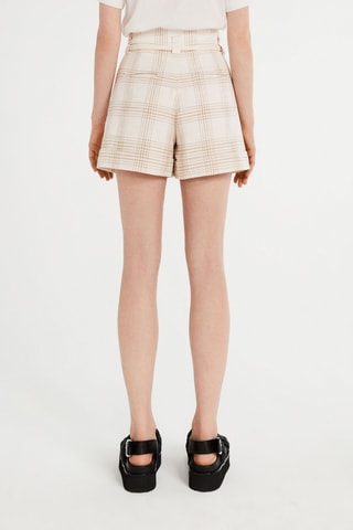 Short met Hoge Taille Ecru