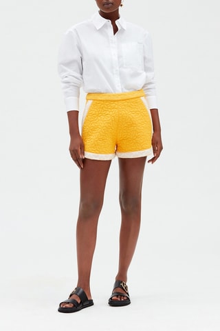 Short - Jaune et blanc