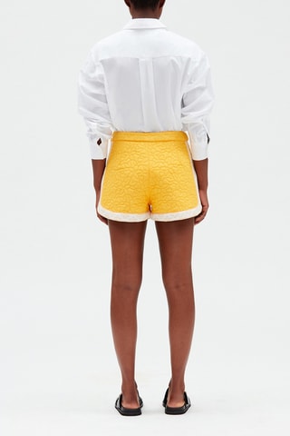 Short - Jaune et blanc