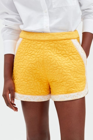 Short - Jaune et blanc