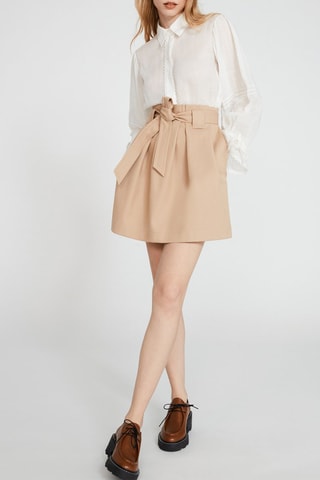 Jupe patineuse - Beige