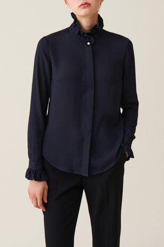 Blouse - Marineblauw