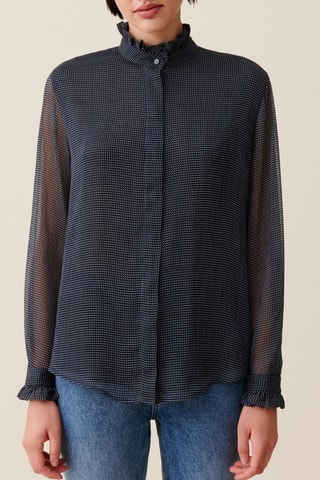 Blouse - Marineblauw