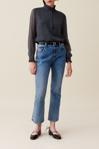 Blouse - Marineblauw