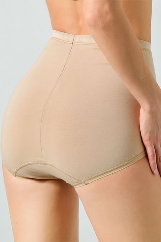 Shorty taille haute - Beige